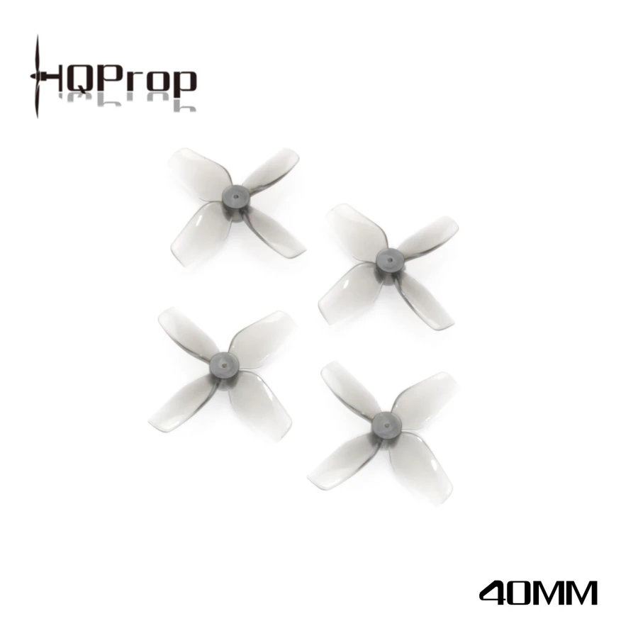 2pairs HQprop cineWhoop 40MM 4-Blade Propeller PC Props 1.0mm/1.5mm Hole CW CCW for Mobula7 Mobula 7 FPV Racing Drone Quadcopter