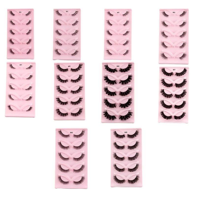 Natural 3D Mink-False Eyelashes Makeup Fake Eye Lashes Faux Make Up Beauty Tools Dropship