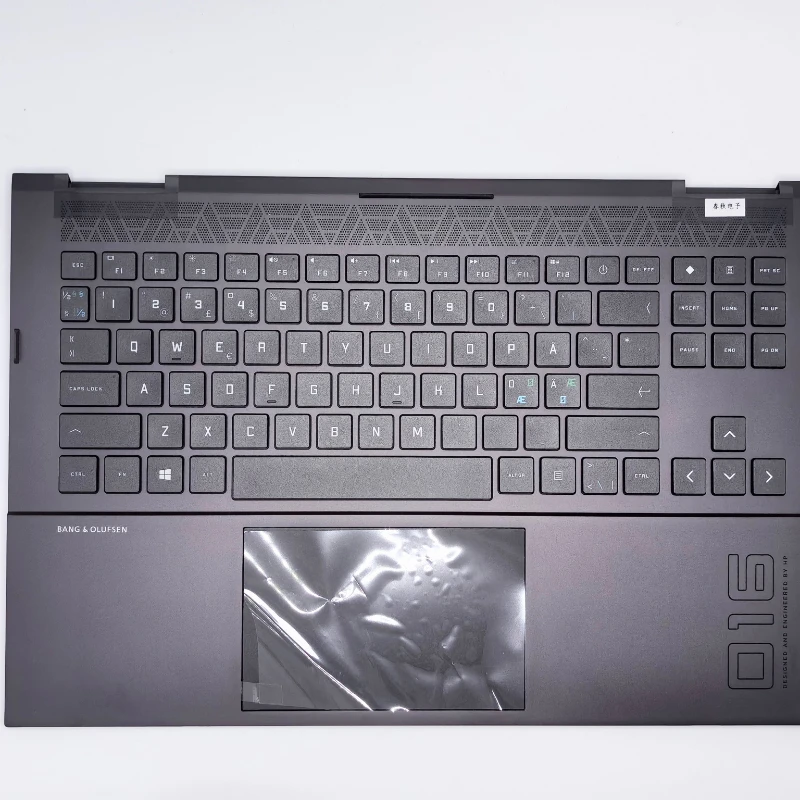 MEARROW      New/org For HP Monochrome 7/8 16-B TPN-Q265 TPN-Q267 pamlrest Eur keyboard upper cover Touchpad