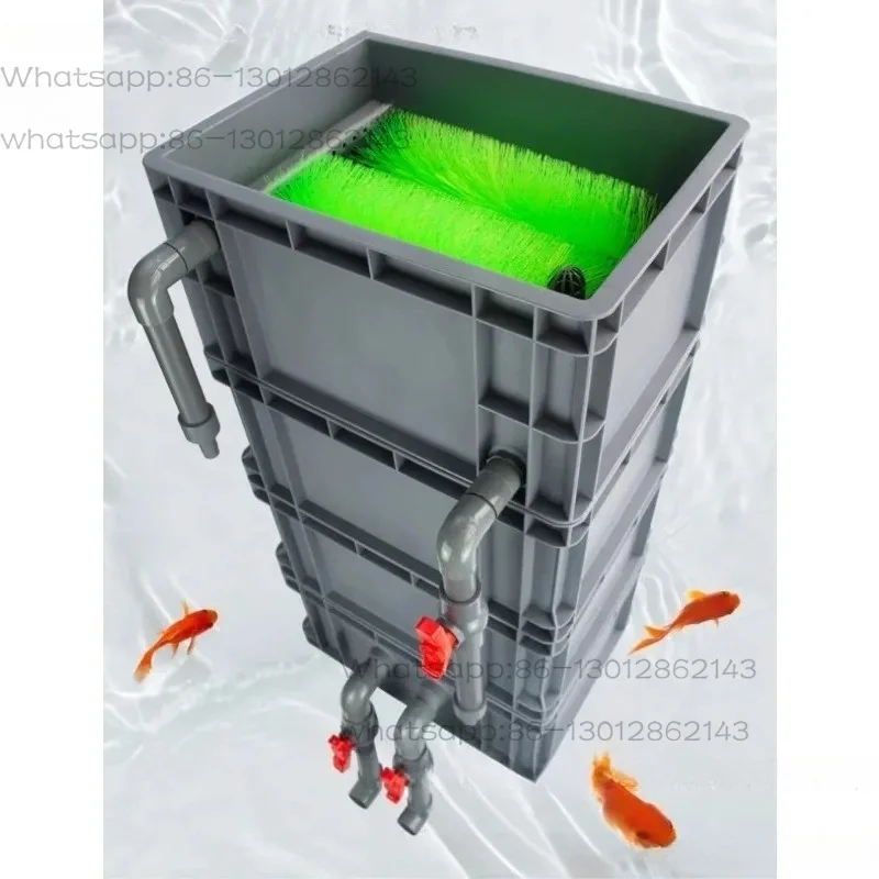 

Aquarium 4 Layers Fish Tank Filter Box System External Outside Aquarium Filters Boxes Feces Filtration Pet Accessories