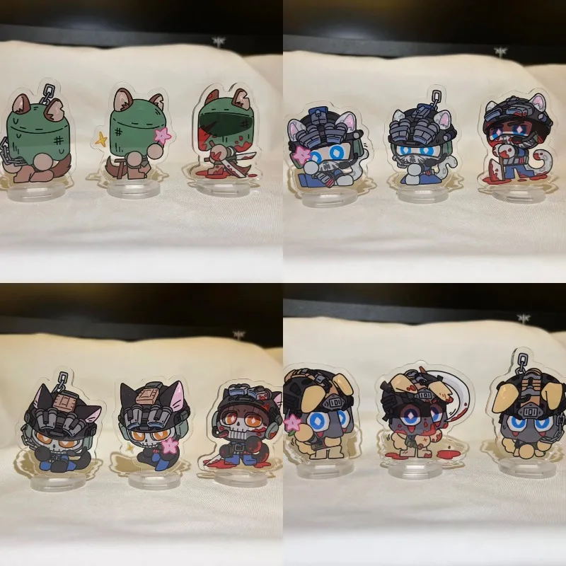 COD Acrylic figures Stand keychain Game Table Display Cosplay Gift Room Decor Transparent Collection Clear Fan friends gift toys