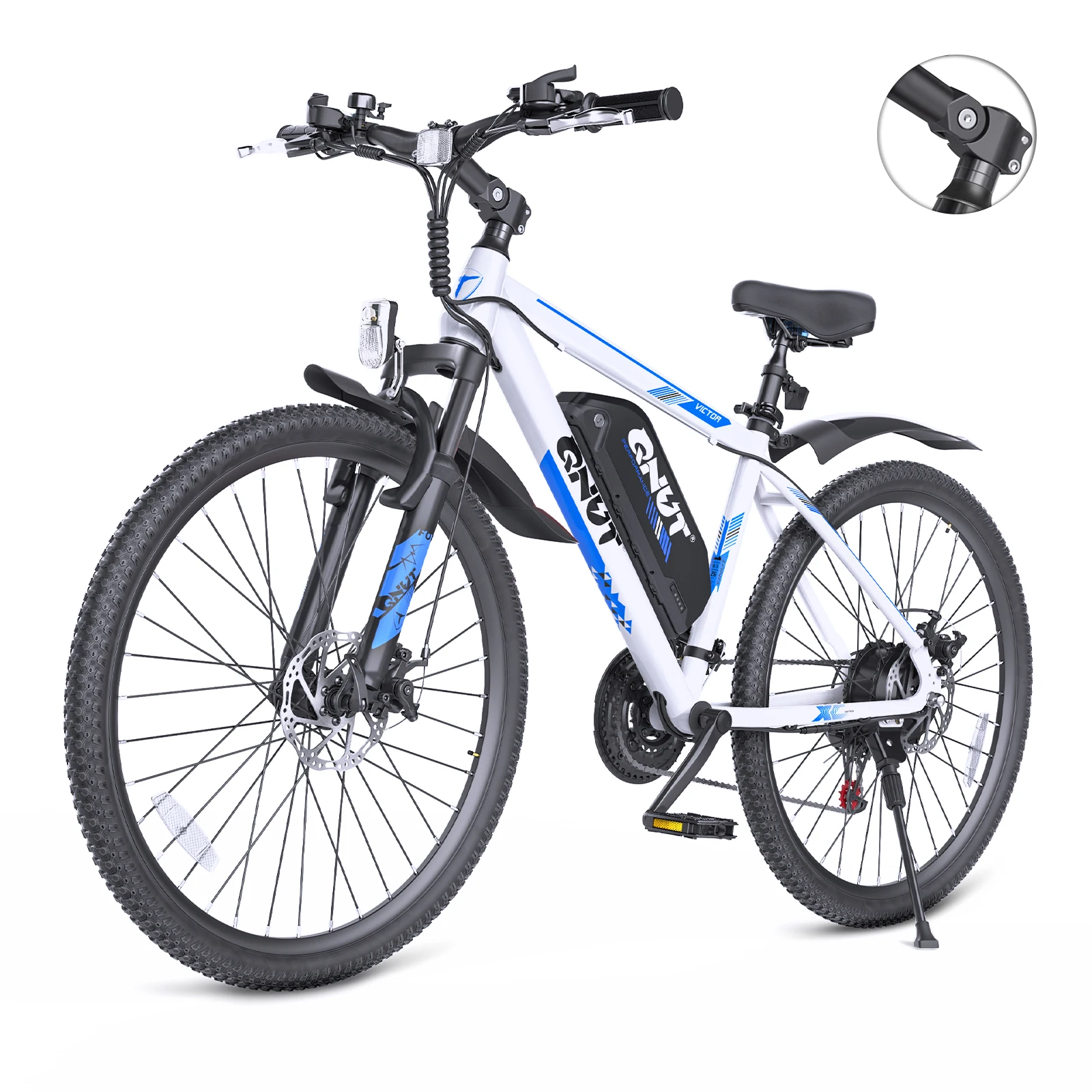 350W Motor Adult Electric Bicycle 65 Torque Electric Mountain Bike 26" Tire, 20MPH 36V10.4AH Mountain & Road Ebike image 2