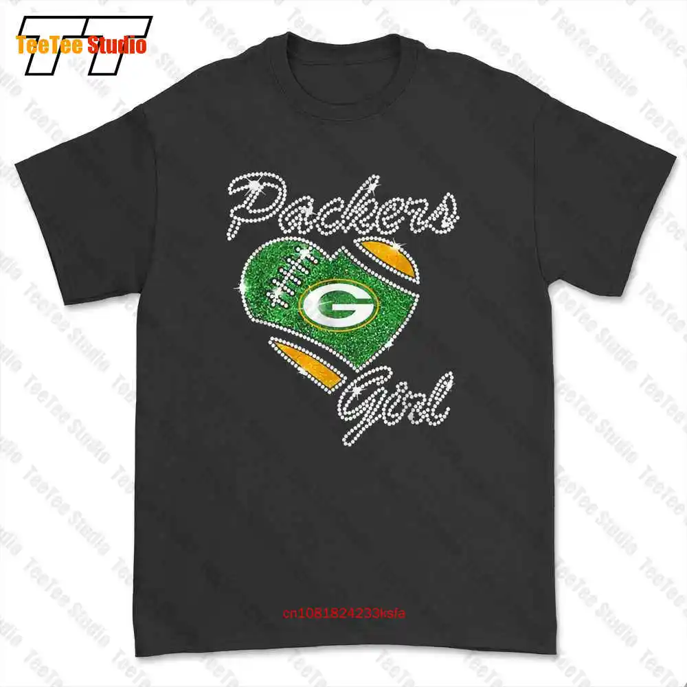 Packer Girl Heart Diamond T-shirt Tee 6XPJ