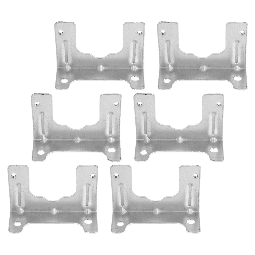 

6pcs Fan Motor Bracket Durable Mounting Wall Plate Silver Easy Replacement Accessories For Pedestal Fans Ceiling Fan