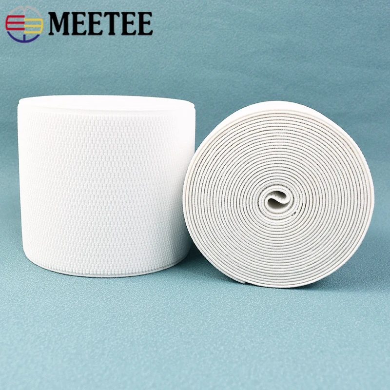 

5/8Meters 25-100mm Rubber Bands Corn-textured Elastic Band Stitching Waistband Sport Garment Stretch Tape DIY Sewing Accessories