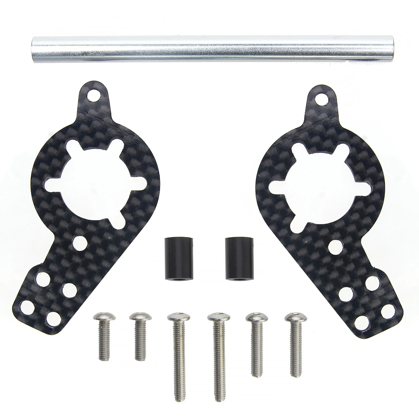 Carbon Fibre Rear Shock Damper Mount for  Tamiya RC Car Grsshopper Grasshopper 2 Hornet Buggy Chassis Upgrades Parts