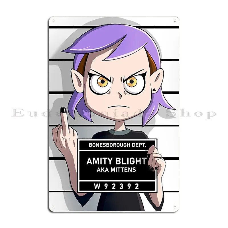 Amity Blight and39 S Mugshot Metal Plaque Poster Bar Cave Bar Cave Club Club Bar Customized Tin Sign Poster