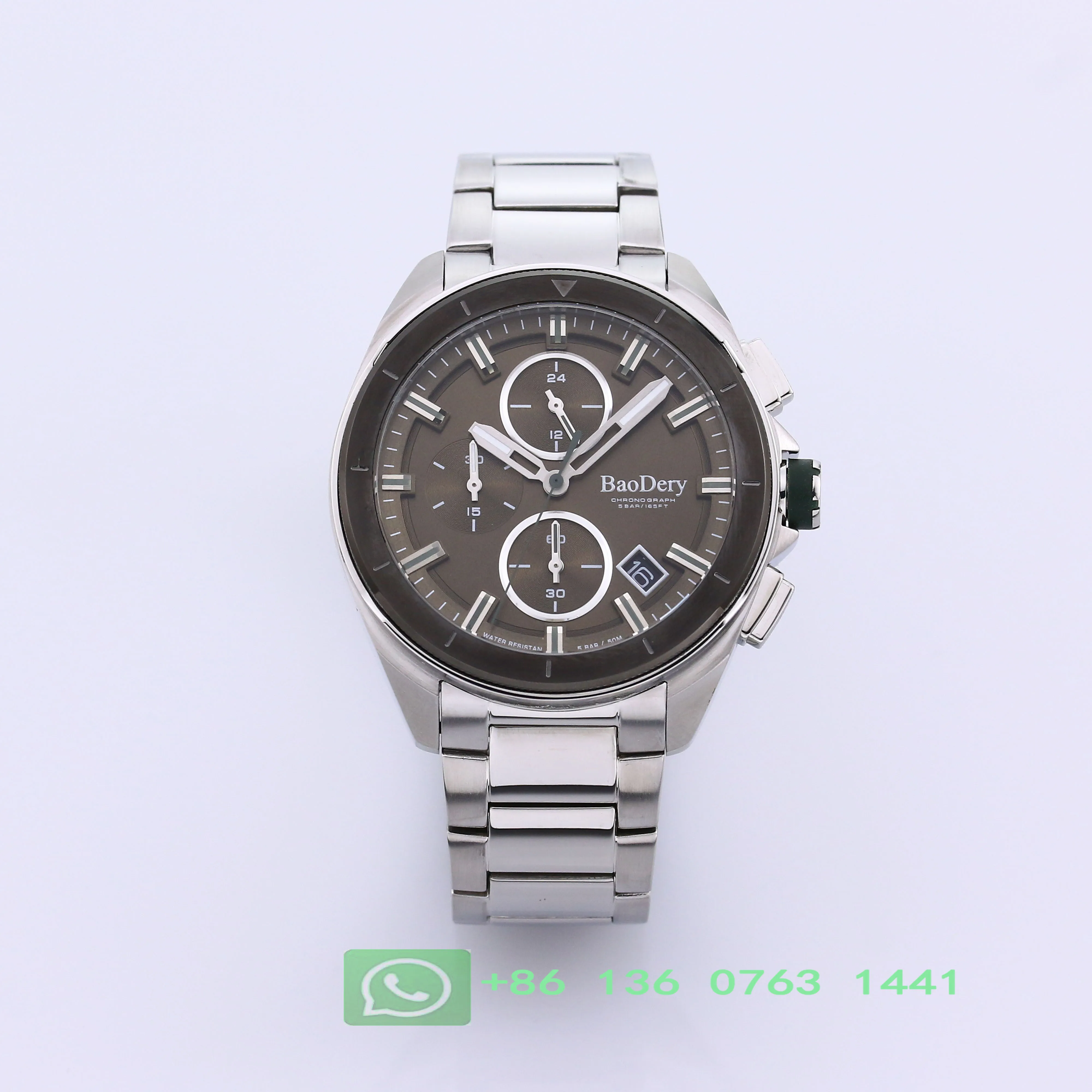 Черно-серебряные часы-Изысканные часы размером 44 мм