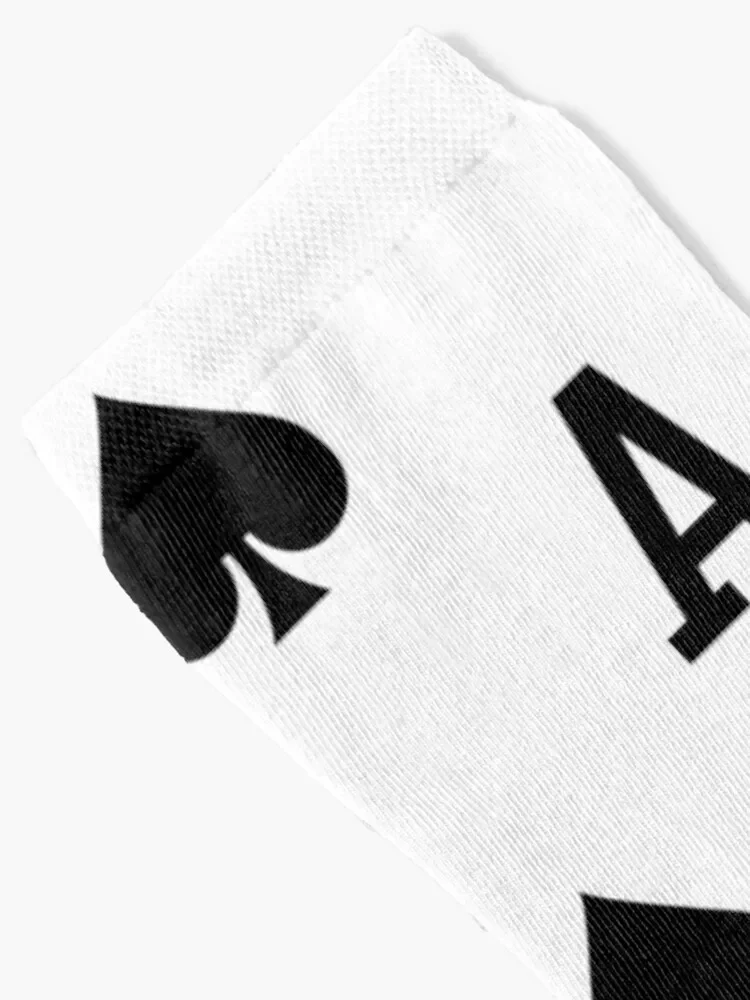 Ace Of Spades Playing Card - Magician & Poker Player Socks Running Socks Man