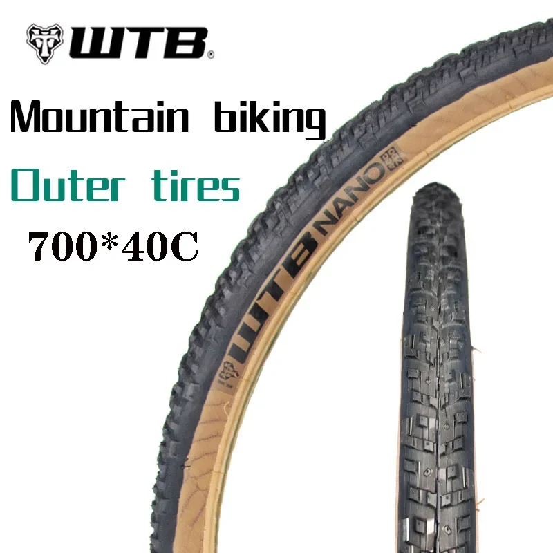 WTB road off-road bicycle tire 700C 700 * 40C 40-622 35-65psi wear-resistant and stab resistant yellow edged bicycle outer tire