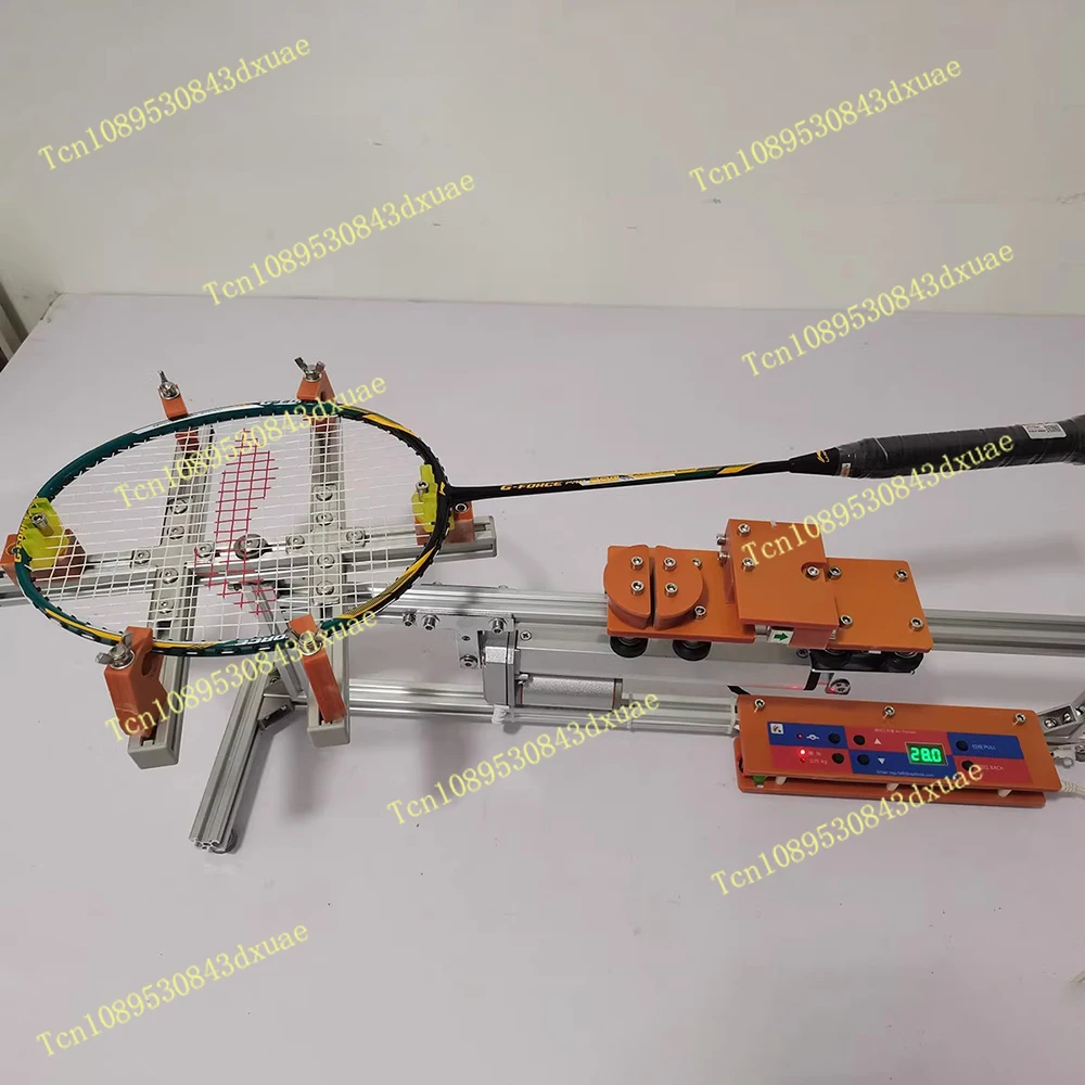 Smart Clamp-Type Electric Badminton Racket Stringing Machine Wire Stretcher DIY Racket Frame Threading Machine + Standard Tool