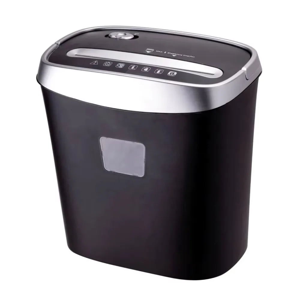 

Electric 8 Sheets Mini Entry Level Office Paper and Card Shredder