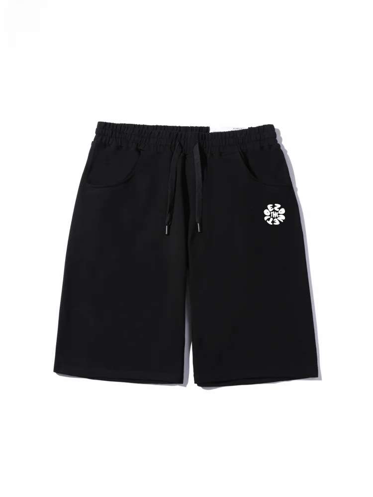 

KERWATS Summer Trendy American Retro Letter Print Simple Match Straight ort Pants Youth Middle Pants Men Casual Cotton orts