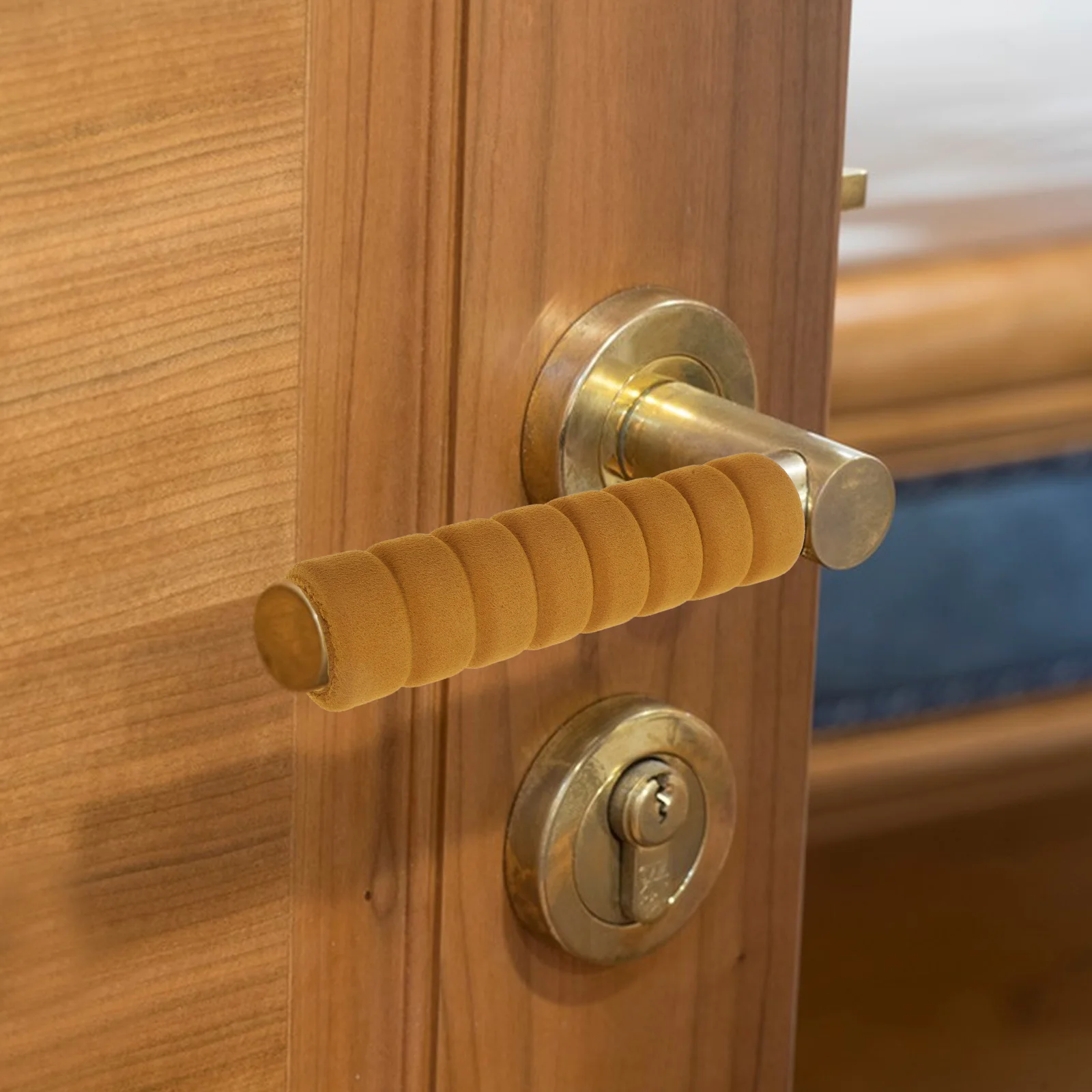 

4Pcs Flexible Non-Slip Door Handle Cover Soft EVA Foam Protector for Kindergartens