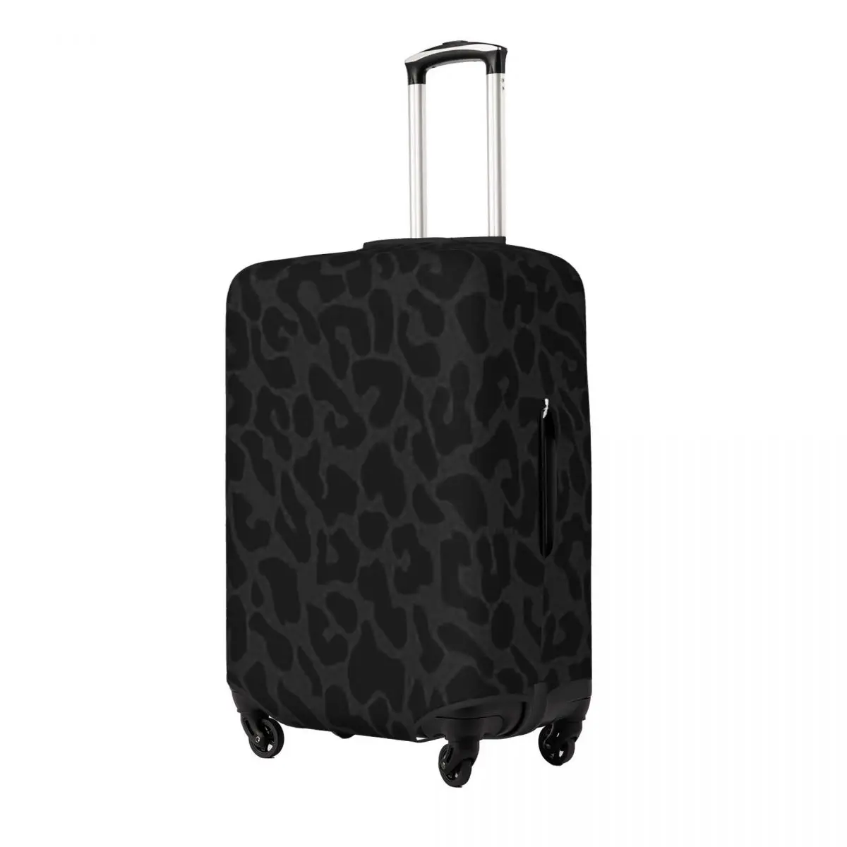 

Black Leopard Print Suitcase Cover Protection Elastic Travel Luggage Protector Covers for 18-32 Inch