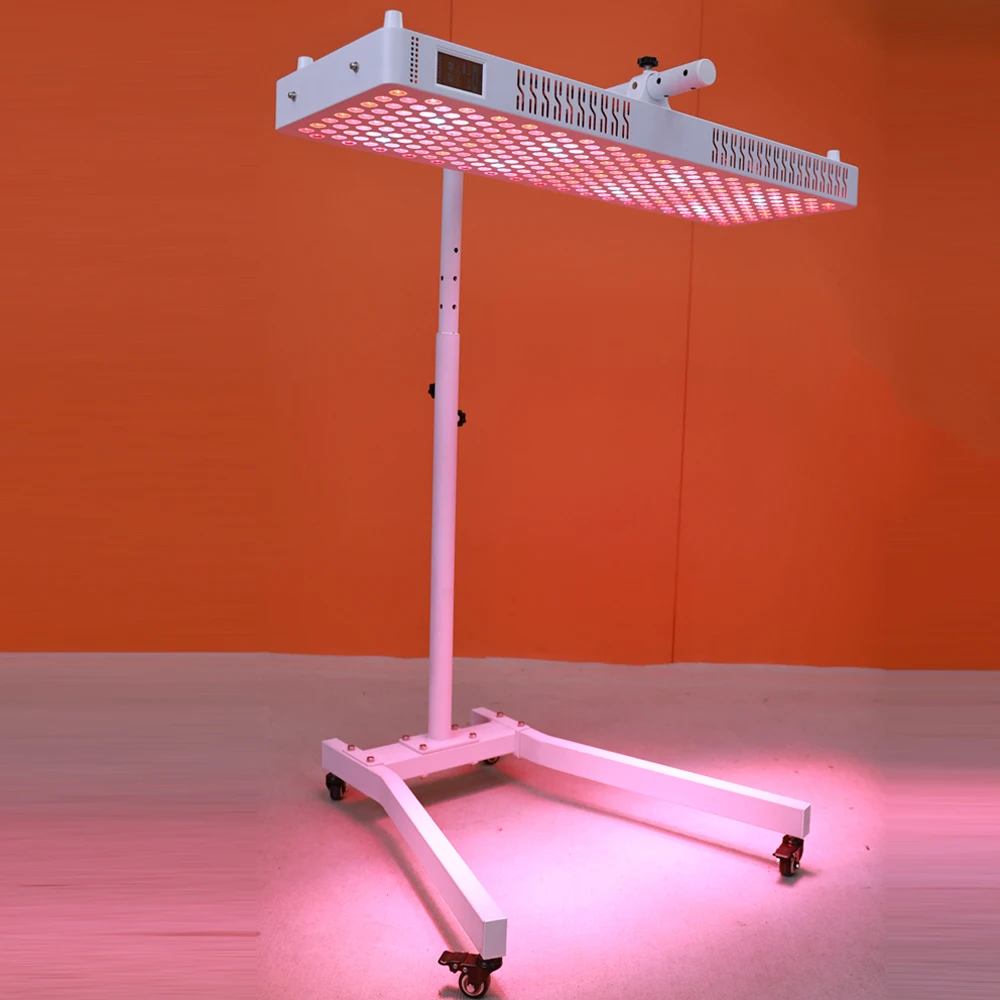 

Touchscreen Professional Red Light Therapy Device 9 Wavelengths 480nm to 1060nm Nir Led Panel for Spa RLPRO300MAX with stand
