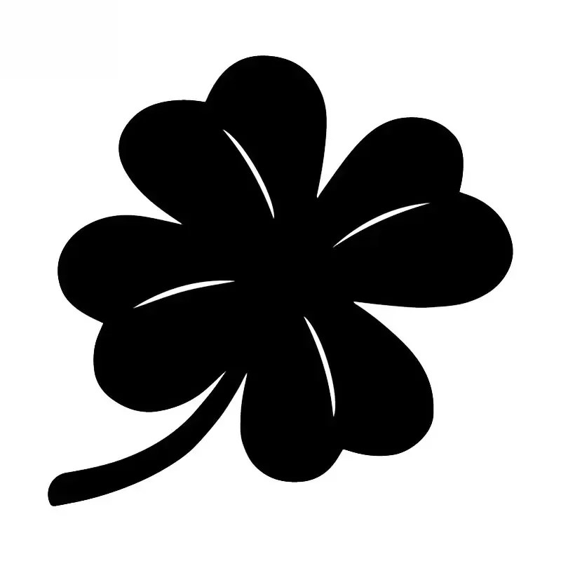 

Four Leaf Clover Lucky Straw Car Sticker Auto Body Bumper Windows Motorcycle Laptop Wall Vinyl Film Decal Car Tuning Accessories