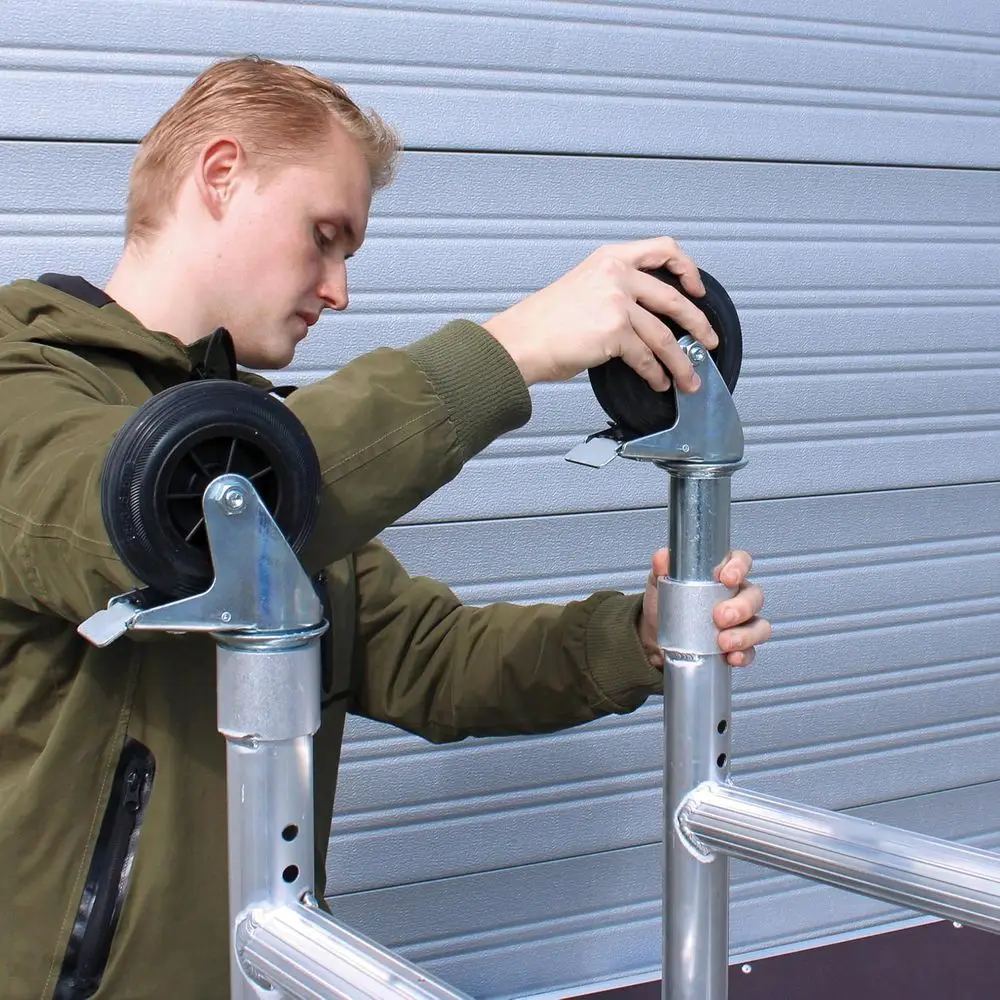 Alumexx X-UP Multi-Position Ladder, 9ft Reach, Supports 330 lbs