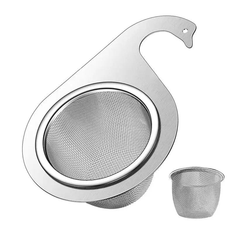 Sink Drain Strainer Basket Stainless steel Swan Shaped Strainer Drain Rack Waterproof Sink Food Strainer for kitchen accessory