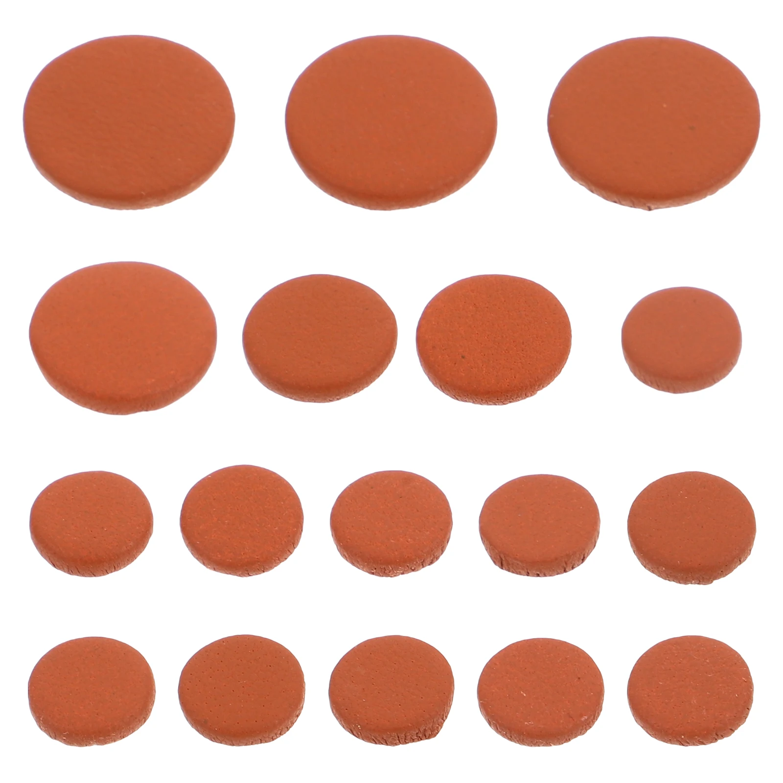 

17pcs Clarinet Pads Black Repair Accessories Lightweight Portable Sound Hole Buttons Craftsmanship