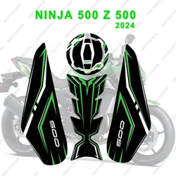 NINJA 500 Sticker Motorcycle Accessories 3D Resin Sticker kit For KAWASAKI NINJA 500 NINJA500 Z500 2024 side Tank Pad Sticker