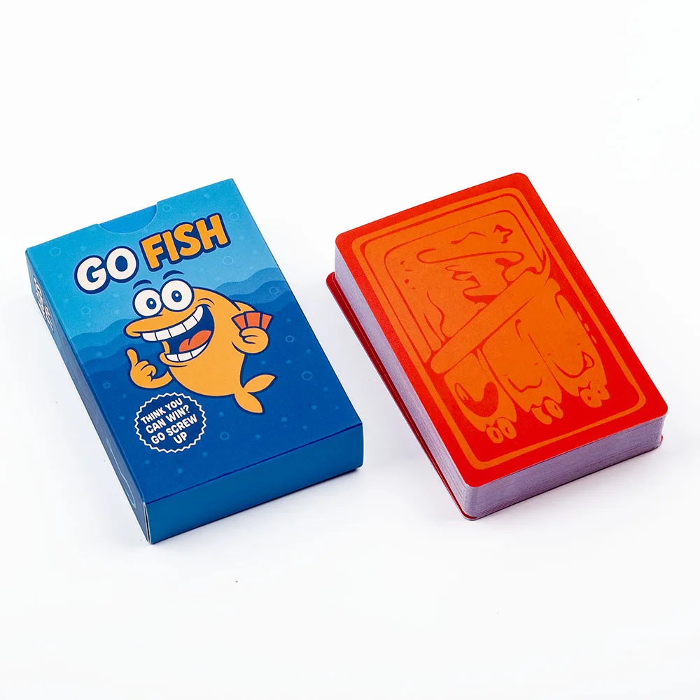 Go Fish Card Game With A Twist Hilarious Gag Gift Fun Family Interaction Party Game for Friends Adults Play Board Games