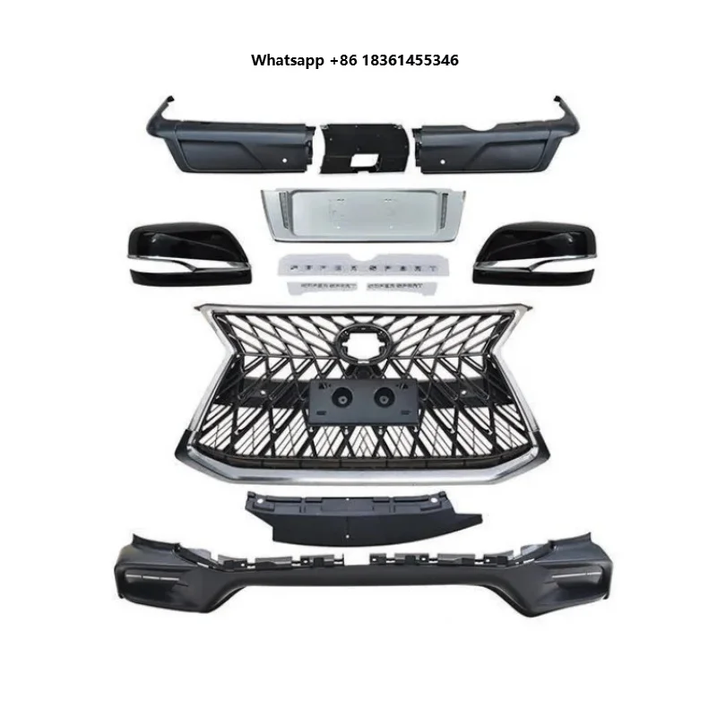 

For 2018 High Quality LX570 Limited Edition Body Kit with Rearview Mirror Covers Front and Rear Bumper Upgrs Bodykit