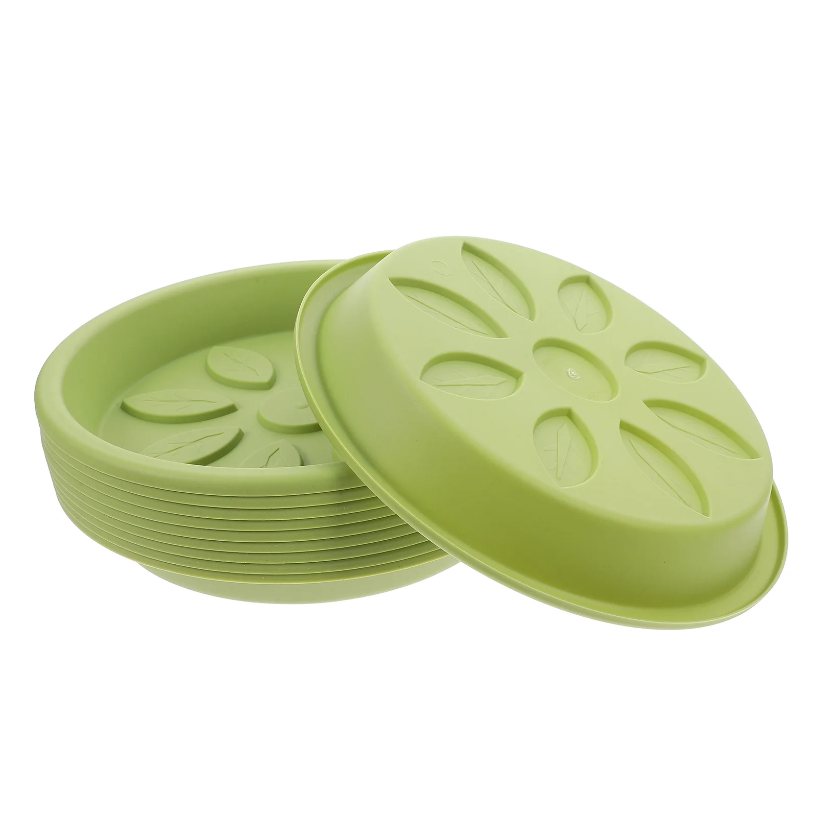 

10 Pcs Flower Pot Tray Drip Trays for Potted Plants Saucers Watering Bonsai Bases Flowerpot Bottom Round