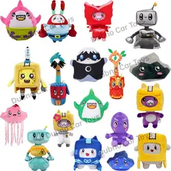 Lanky Boxs Plush Toys Pjed Masks Plushie LankyBot Cyborg Stuffed Animals Soft Toy Boxy Foxy Dolls Pillow Toys For Children Gifts