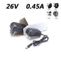 26V 450mA Charger Adaptor For Dibea D008 Pro M500 TT8 MM8 Cordless Power Adapter Charger Dc Cable 1m 5.5*2.5mm