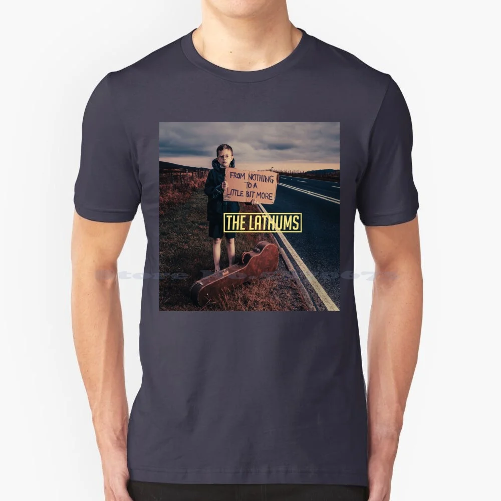 Cover Of Uk / Eu The Lathums Uk / Eu Tour 2023 T Shirt 100% Cotton Tee From Nothing To A Little Bit More Live Concert Music