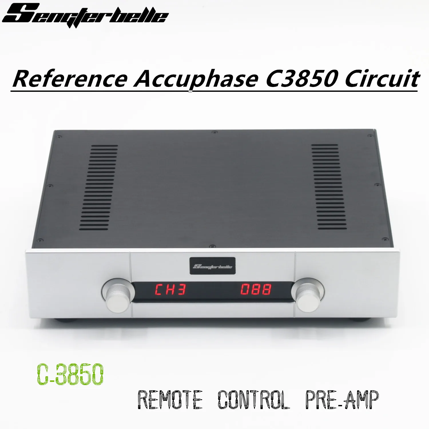 C3850-Max Klasse A HIFI Vorverstärker mit Fernbedienung, Referenz an Klassiker, Accuphase C3850 Schaltung