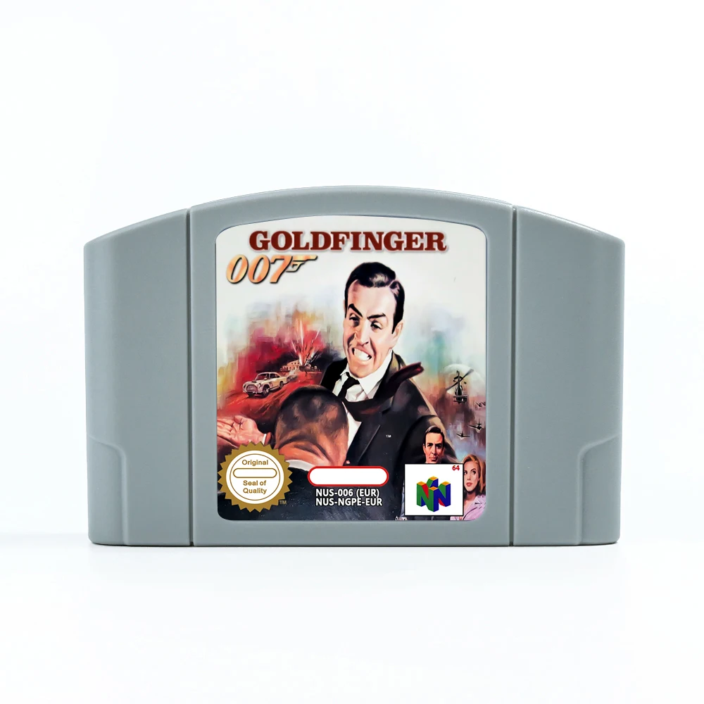 GoldFinger 64 N64 Cartridge USA EUR Game Card For 64bit Game Consoles