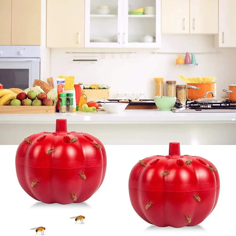 Armadilha voadora de frutas de abóbora, armadilha para insetos de halloween, armadilha suspensa para insetos, decorações de halloween voando afiado w5h0