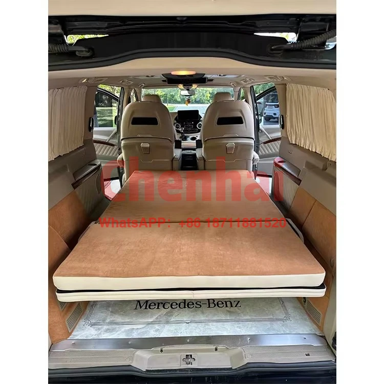 Customize Optional Multifunctional MPV Seat Bed Cloth and Nappa Leather Motorhome Bed Seats for Van Sprinter Mercedes benz Campe