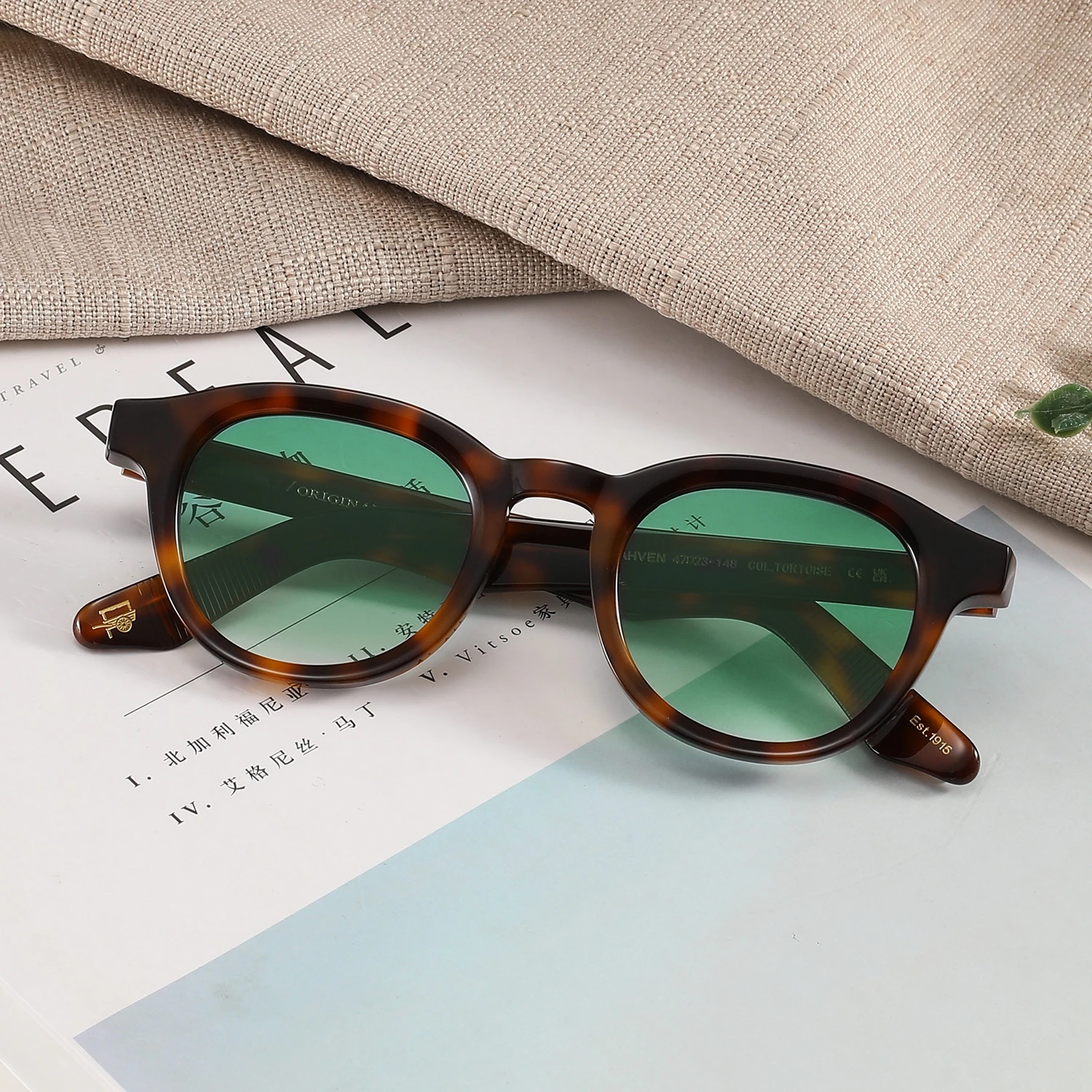 

DAHVEN 45 мм 47 мм Роскошные уличные солнцезащитные очки в стиле пилота для мужчин и женщин модные UV400 ретро винтажные ацетатные женские солнцезащитные очки оттенки