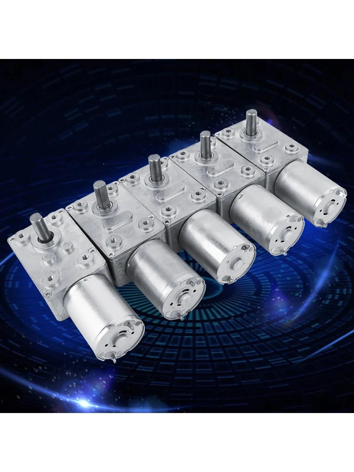 Moteur d'entraînement électrique moteur électrique réversible motoréducteur à vis sans fin moteur de réduction cc 12 V moteur haut CW/CCW