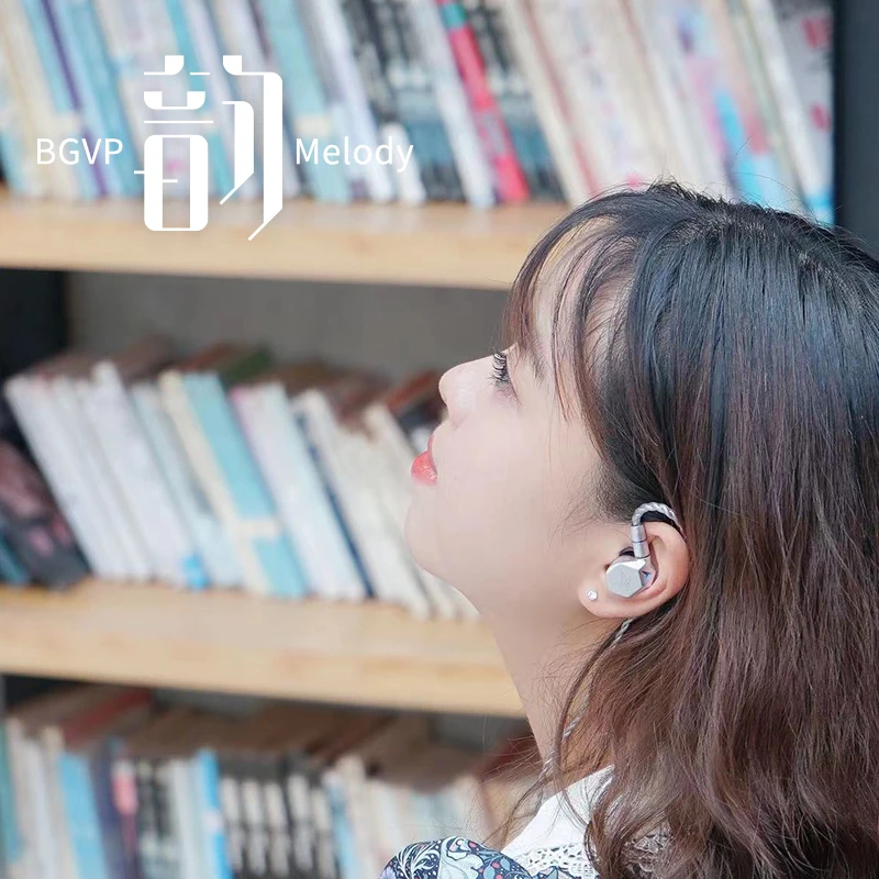 BGVP لحن مختلف ضبط أنماط السلكية HIFI سماعات مخصصة 12 مللي متر تتحرك لفائف محرك وحدة IEM في الأذن المعادن باس سماعات