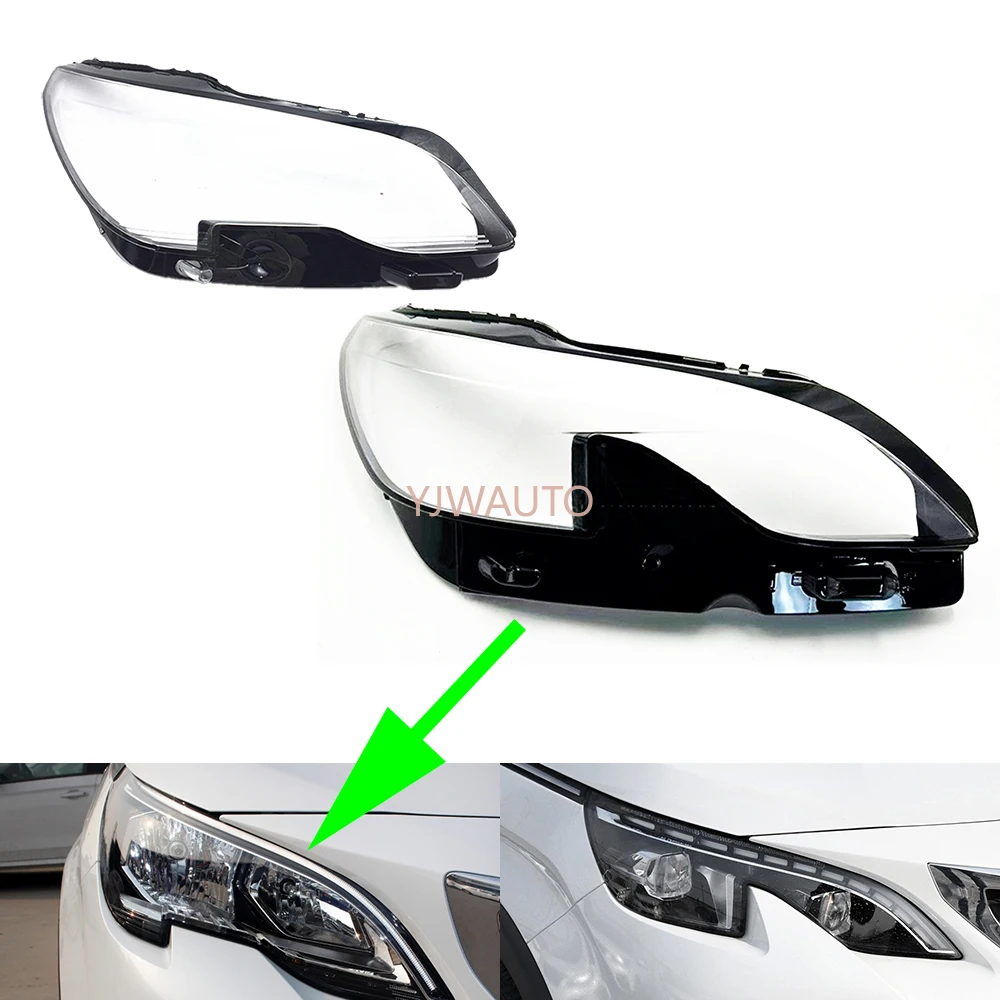プジョー 3008 4008 5008 2016 2017 2018 2019 ヘッドランプカバー 車