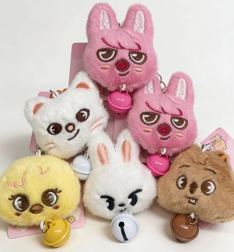 

Плюшевый брелок-колокольчик SKZOO 8style, милая плюшевая игрушка SKZOO Stay, мультяшная мягкая кукла, кавайная игрушка-украшение, детский подарок