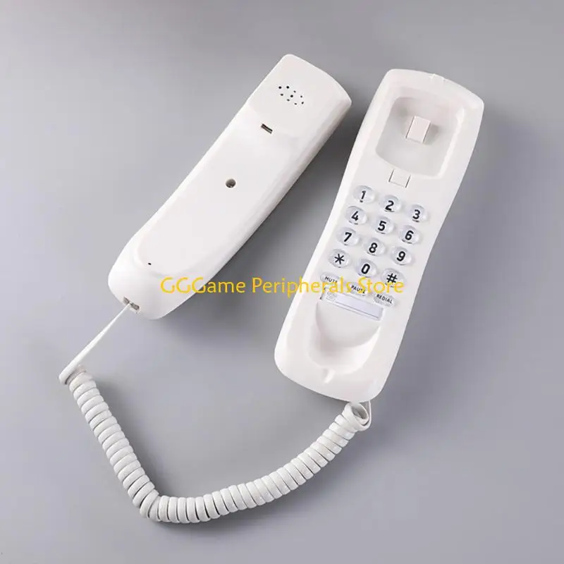 U55B HCD3588 Fixed Landline Wall Telephone Portable Mini Phone Wall Hanging-Telephone