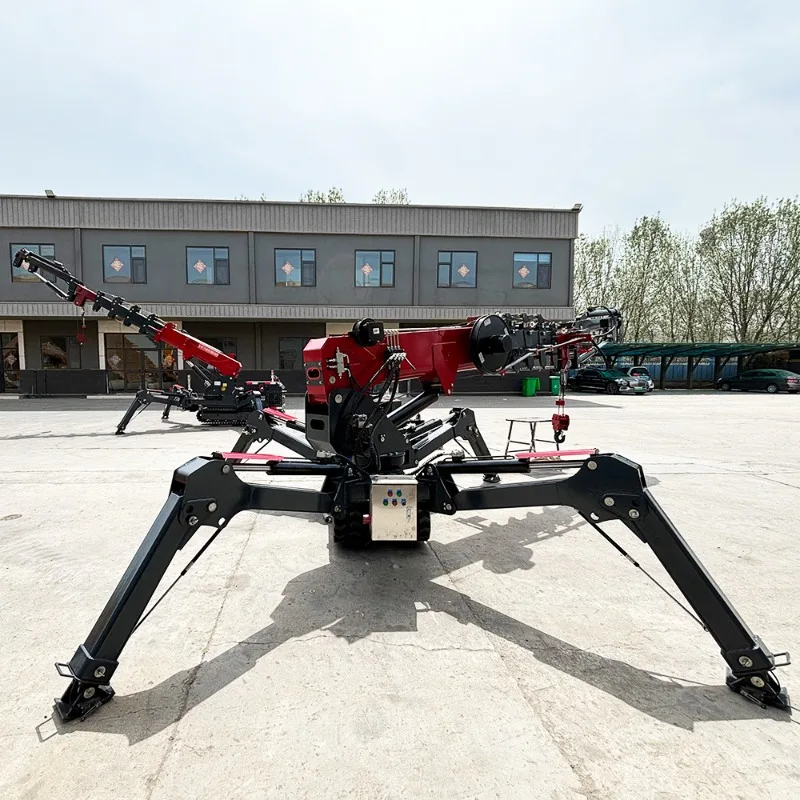 3 Ton Building Crawler Mobile Spider Crane Mini 3ton Small Tracked Spider Crane