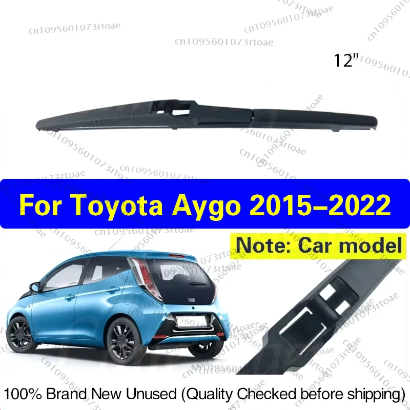 

Wiper 12" Rear Windshield Windscreen Wiper Blade For Toyota Aygo 2015 - 2022 Rear Window Car Accessories 2016 2017 2018 2019
