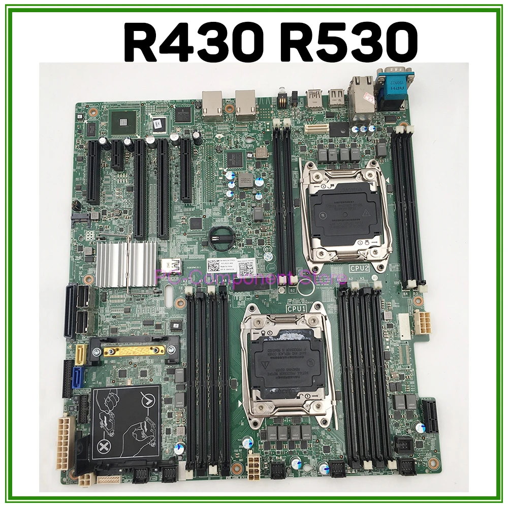 

For DELL R430 R530 Server Motherboard 0HFG24 03XKDV 0CN7X8 0DYFC8 X99