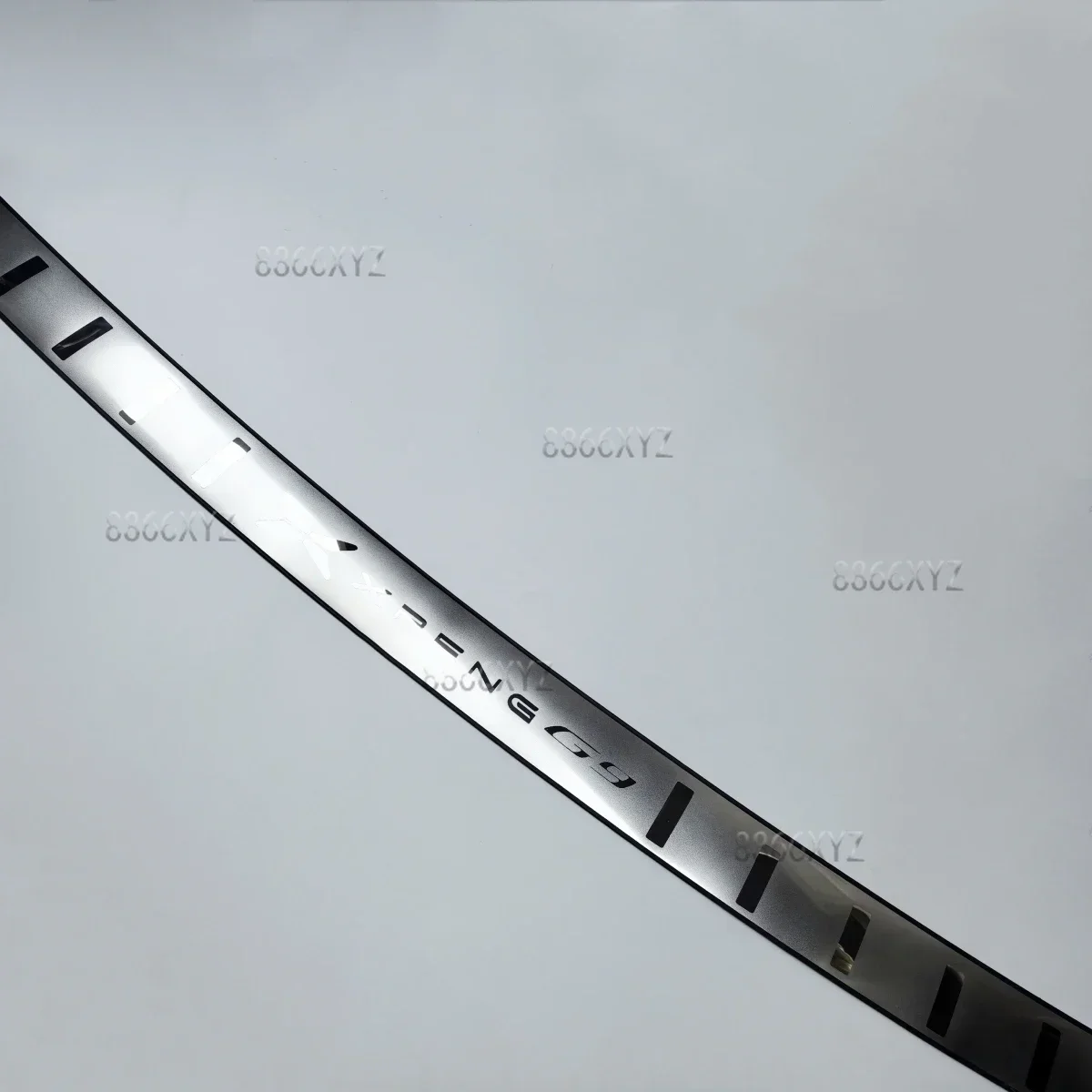 

Car styling Rear Bumper Protector Sill Trunk Rear guard Tread Plate Trim For XPENG G9 2022 2023