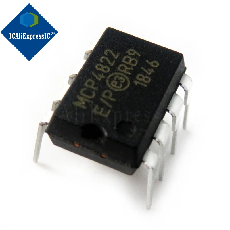 1pcs/lot MCP4822-E/P MCP4822 DIP-8 new original In Stock