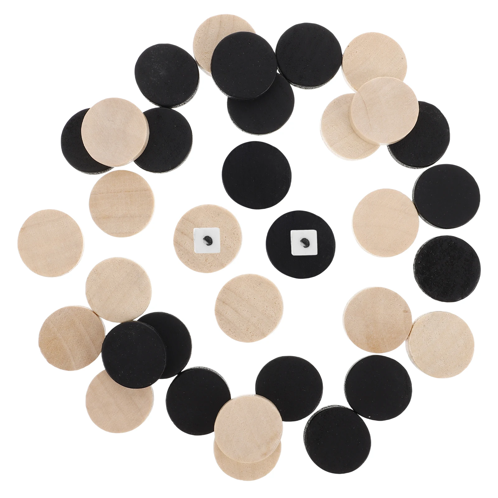 

30pcs Chess Replacement Accessories Wood Chess Pieces Set For Board Wooden Checkers Pieces Educational s