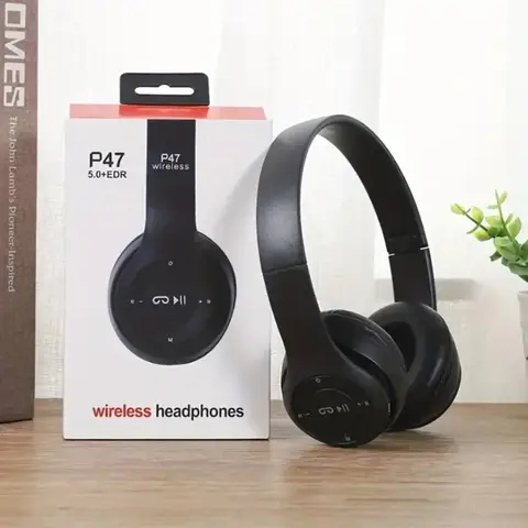 Stereo P47 Headset 5.0 Bluetooth Headset Folding Series Wireless Sports Game Headset  Foldable Wireless Bluetooth Headphone