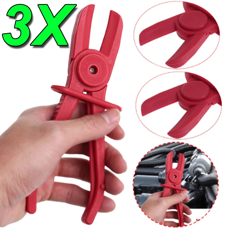 

3 шт., автомобильные тормозные клещи для топливной и воды, плоскогубцы для авторемонта, ручной инструмент для удаления зажима шланга, плоскогубцы для зажима трубки, инструмент для отрезного зажима