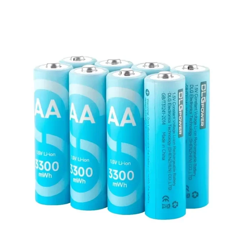 AA/AAA 1.5V Lithium Rechargeable Battery for Remote Control Electric Toy Camera Gamepad Controller Smoke Detector DLGPOWER